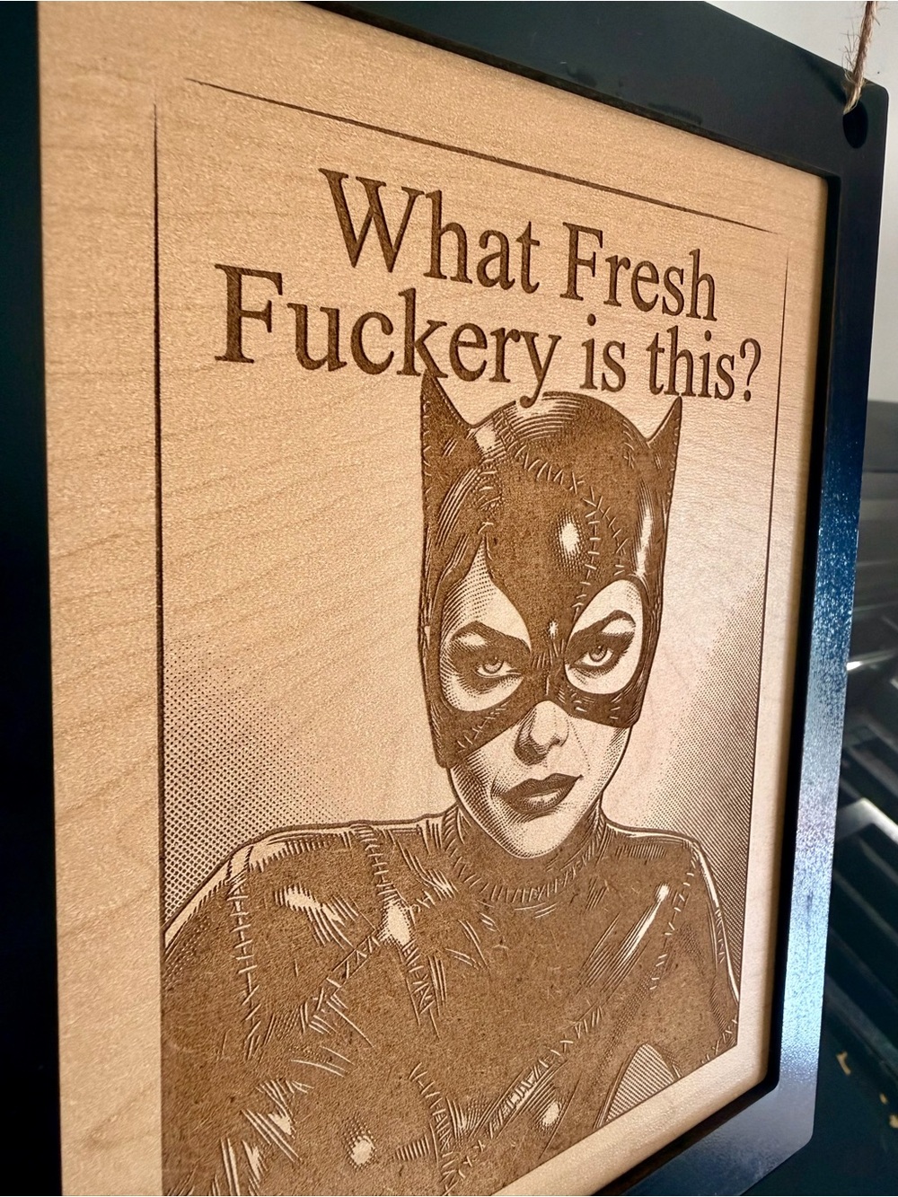 Custom Wood Sign approx 9”x7” - Picture 4 of 5
